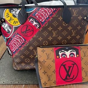 LOUIS VUITTON Monogram Kabuki Neverfull MM